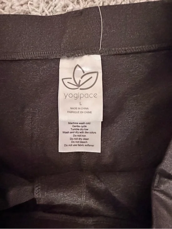 Gray Stretch Straight-Leg Women's Leggings - Picture 5 of 6